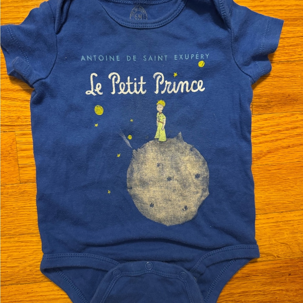 Out of Print Le Petit Prince Navy Bodysuit